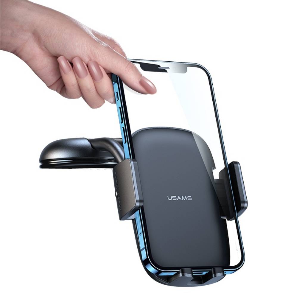 Soporte para auto Retráctil Usams ZJ065 Para Celular Negro