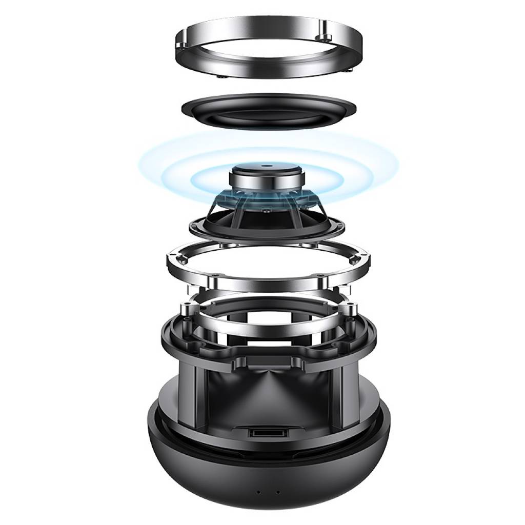 Parlante Bluetooth USAMS YX008 - Sonido Envolvente 360° y Resistencia al Agua IPX6