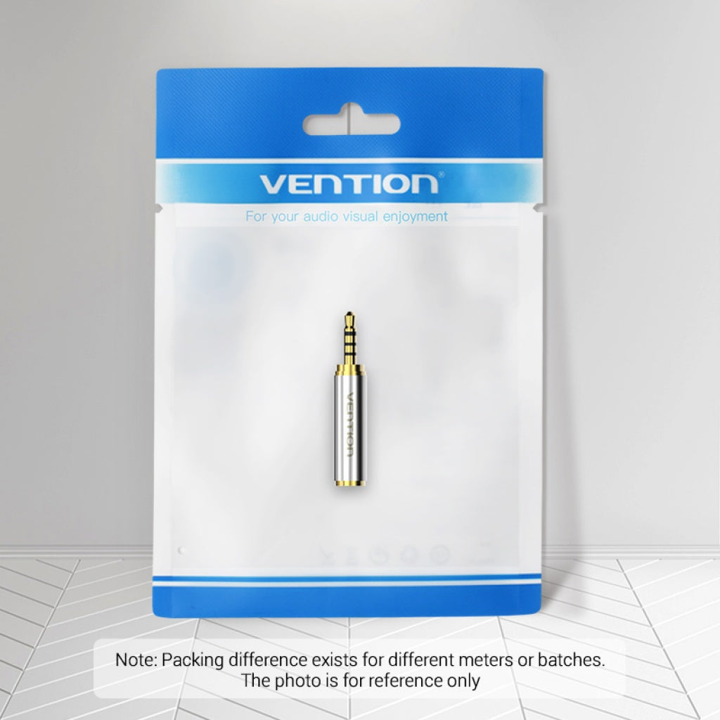 Adaptador de 3.5 mm Hembra a 2.5 mm Macho Dorado Vention VAB-S02