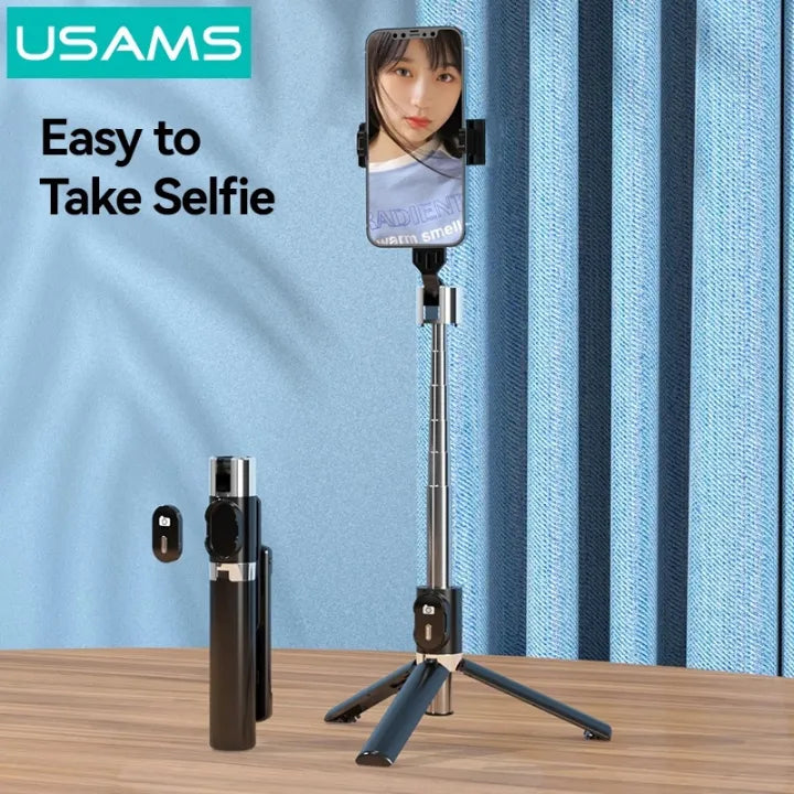 Palo Selfie con Trípode USAMS ZB324 - Extensible 1.1 Metros