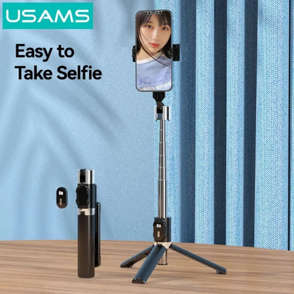 Palo Selfie con Trípode Inalámbrico Máx. 1.1M 4 7" a 7" ZB324 USAMS