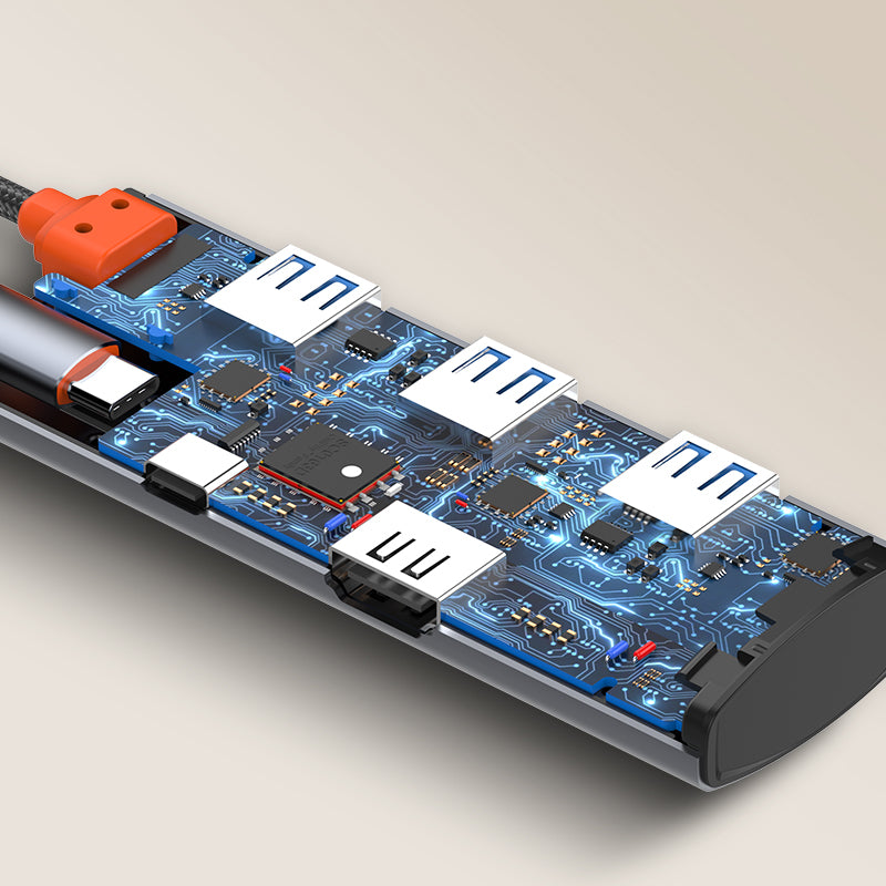 Hub USB-C LDNIO 5 en 1 - HDMI y 3 USB 3.0