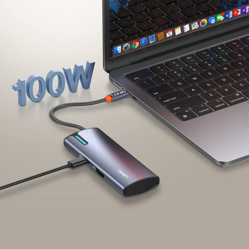 Hub USB-C LDNIO 5 en 1 - HDMI y 3 USB 3.0