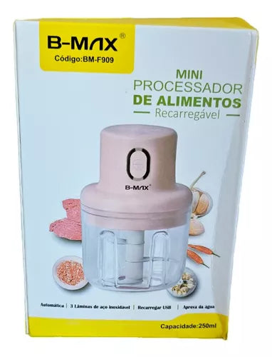 Mini Procesador Usb Para Ajo Y Verduras, Triturador Portátil
