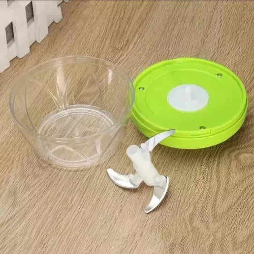 Mini Procesadora Manual, Triturador A Cuerda