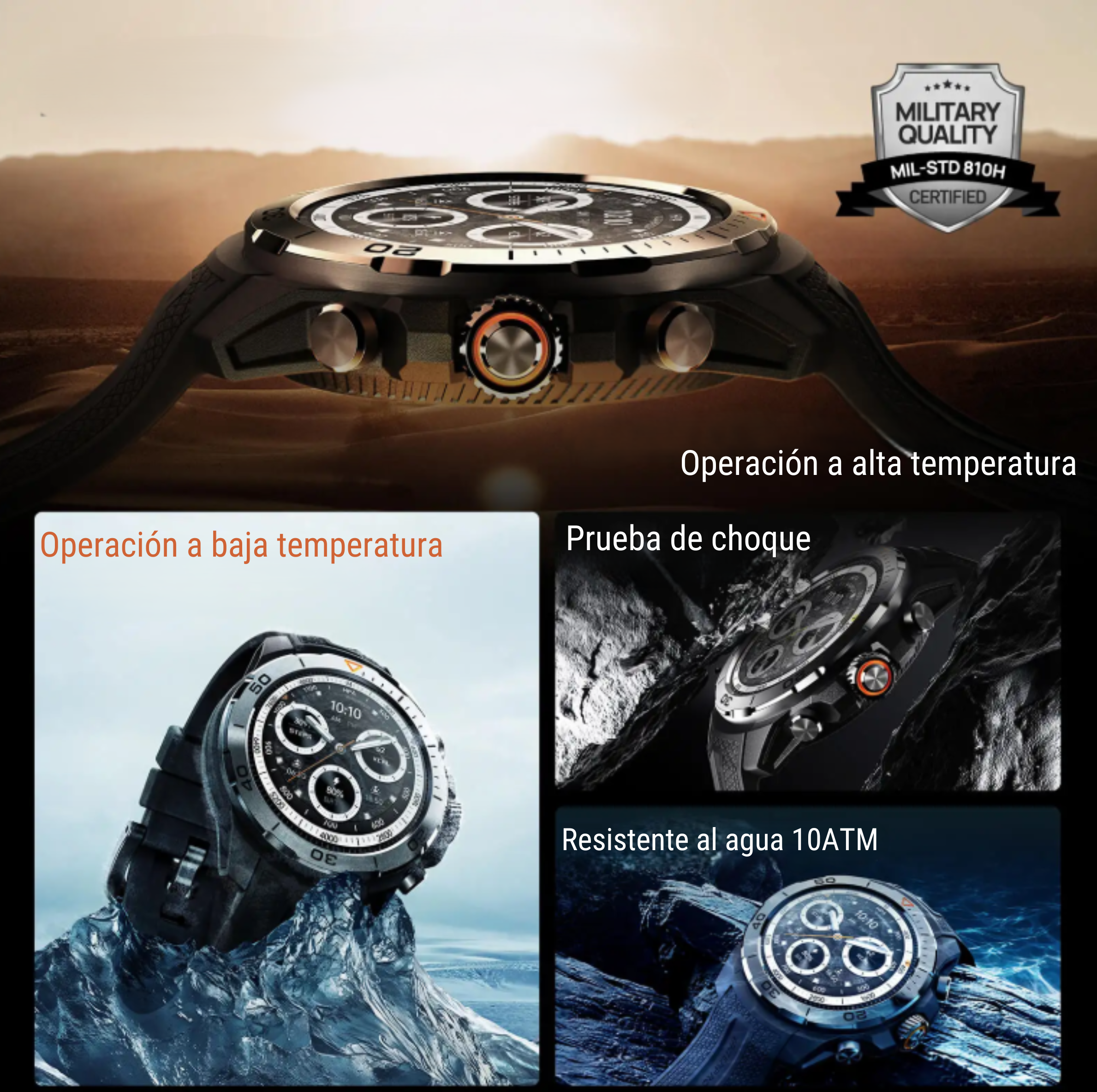 Smartwatch Mibro GS Explorer - Resistencia Extrema y GPS Avanzado