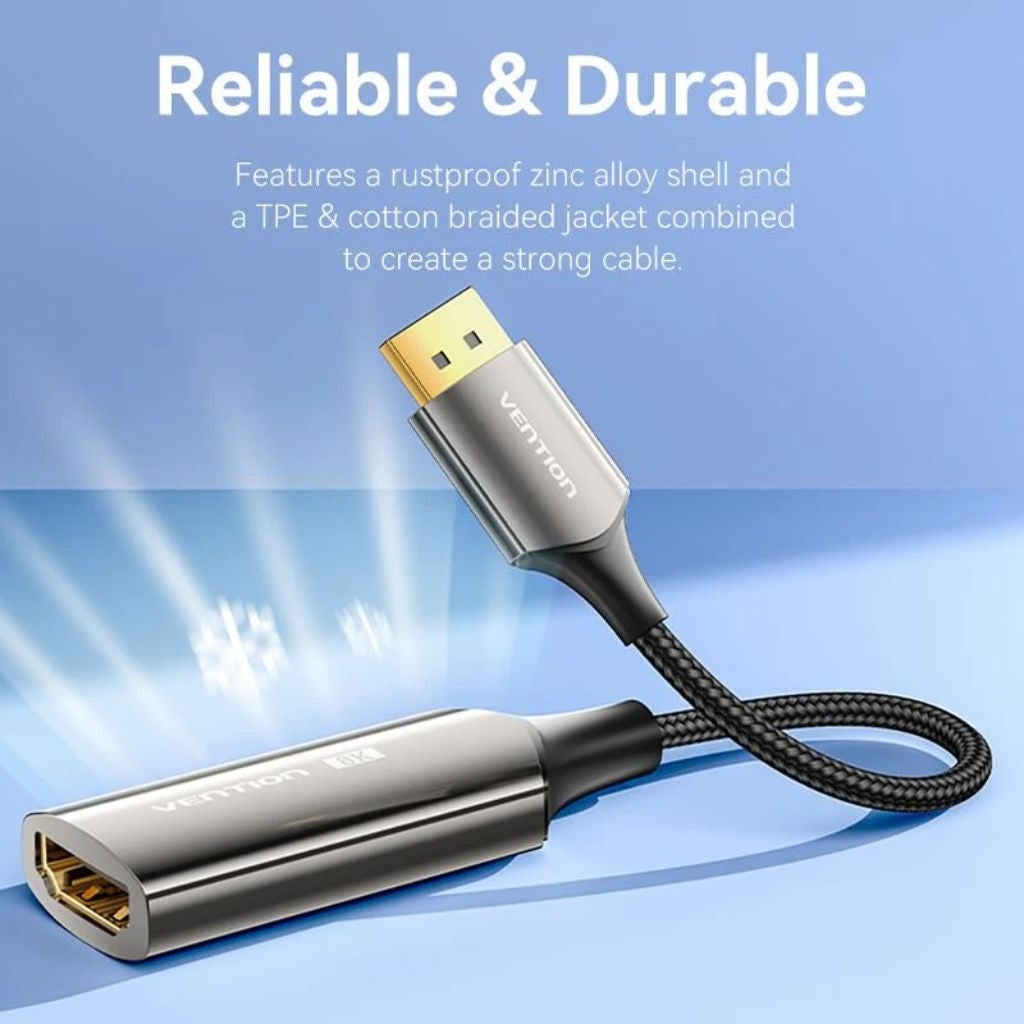 Adaptador DisplayPort a HDMI Vention - Resolución Ultra HD 8K