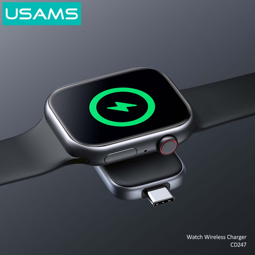 Cargador Inalámbrico Apple Watch USAMS - Ultra Portátil Tipo C