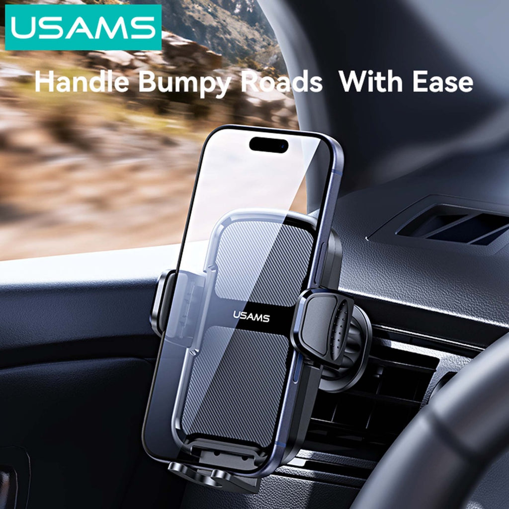 Soporte Vehicular USAMS para Ventilación - Ajuste 360° y Agarre Seguro