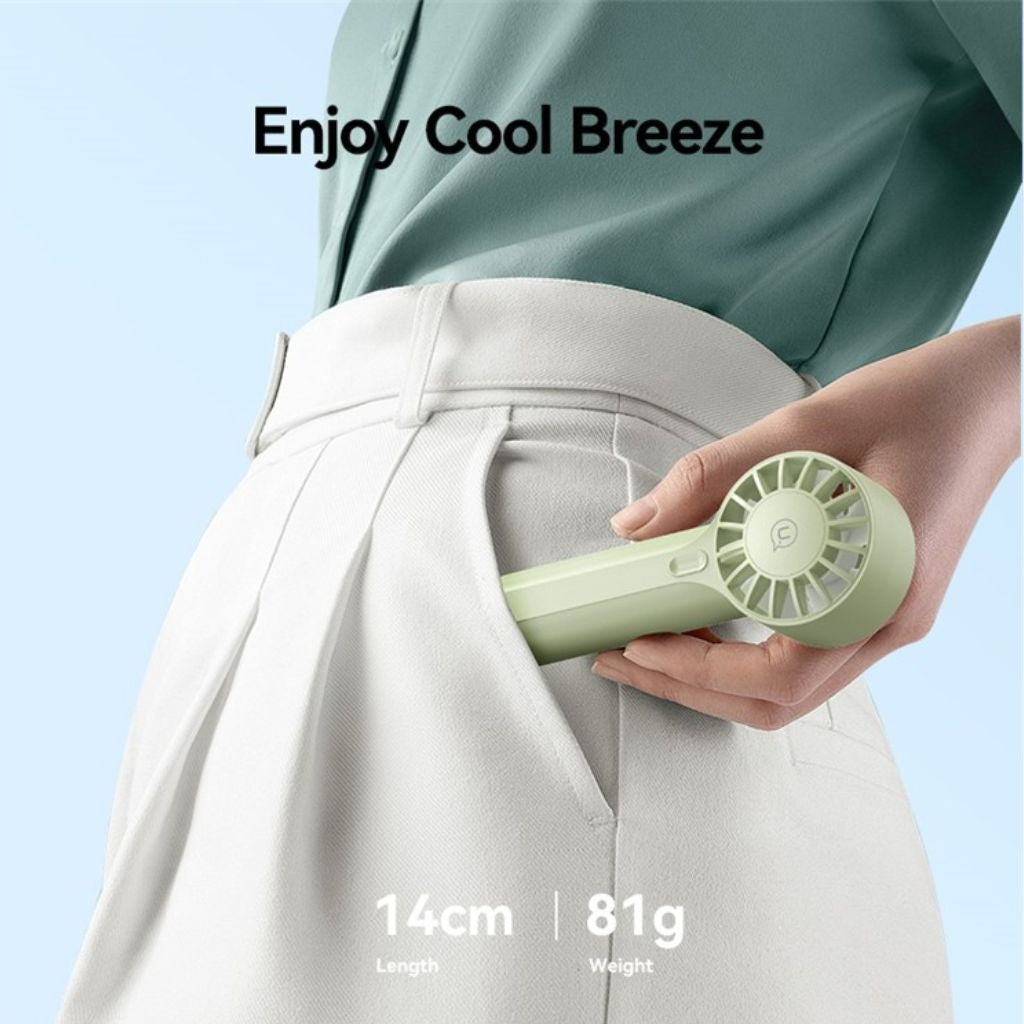 Mini Ventilador Portátil USAMS Recargable - 3 Niveles de Viento