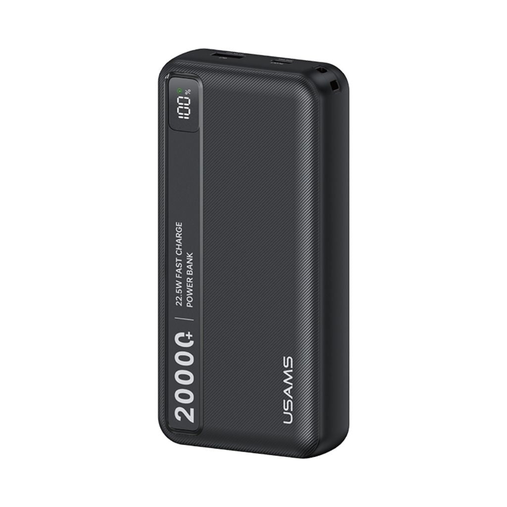 Power Bank USAMS 20.000mAh - Carga Rápida 22.5W