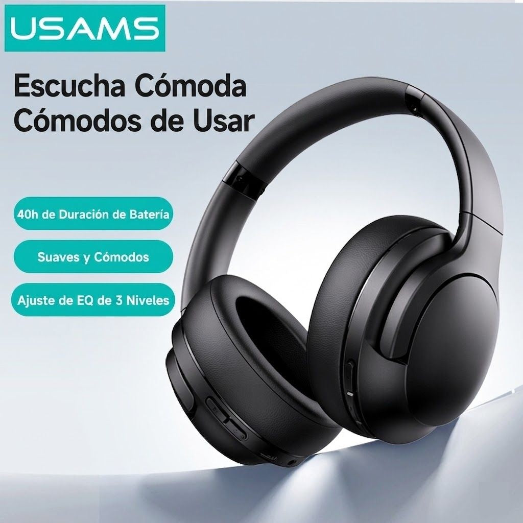 Auriculares Bluetooth USAMS YJ Series - Batería de 40 Horas
