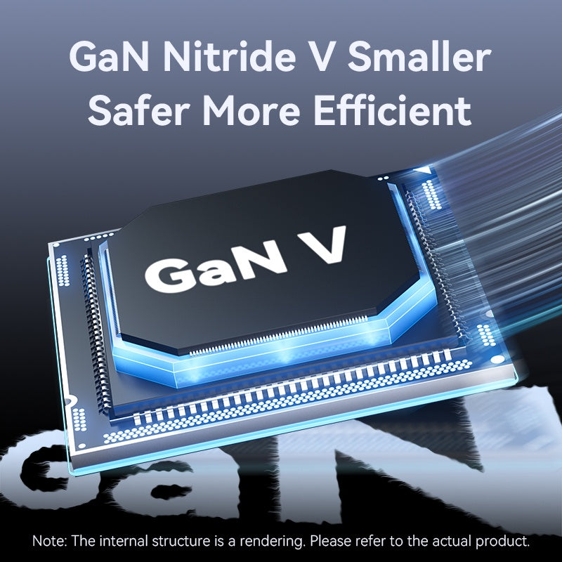 Cargador de Pared Vention GaN - Carga Rápida 70W 3 Puertos