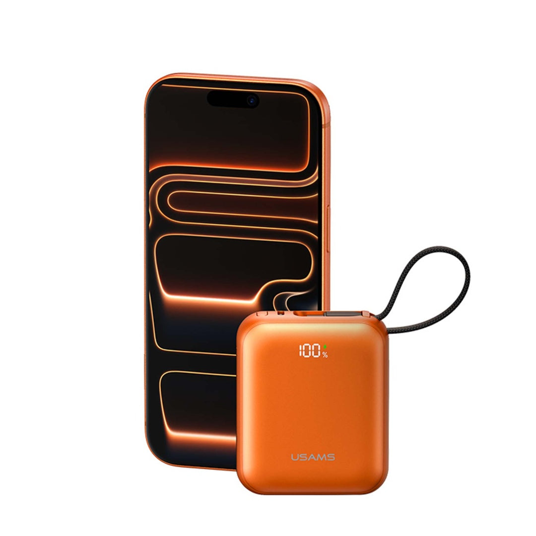 Power Bank USAMS 10000mAh - Carga Rápida 20W