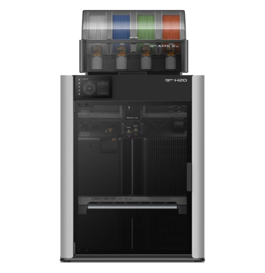 Impresora 3D Bambu Lab H2D Combo con AMS 2 Pro - Multicolor Automático y Lista para Láser