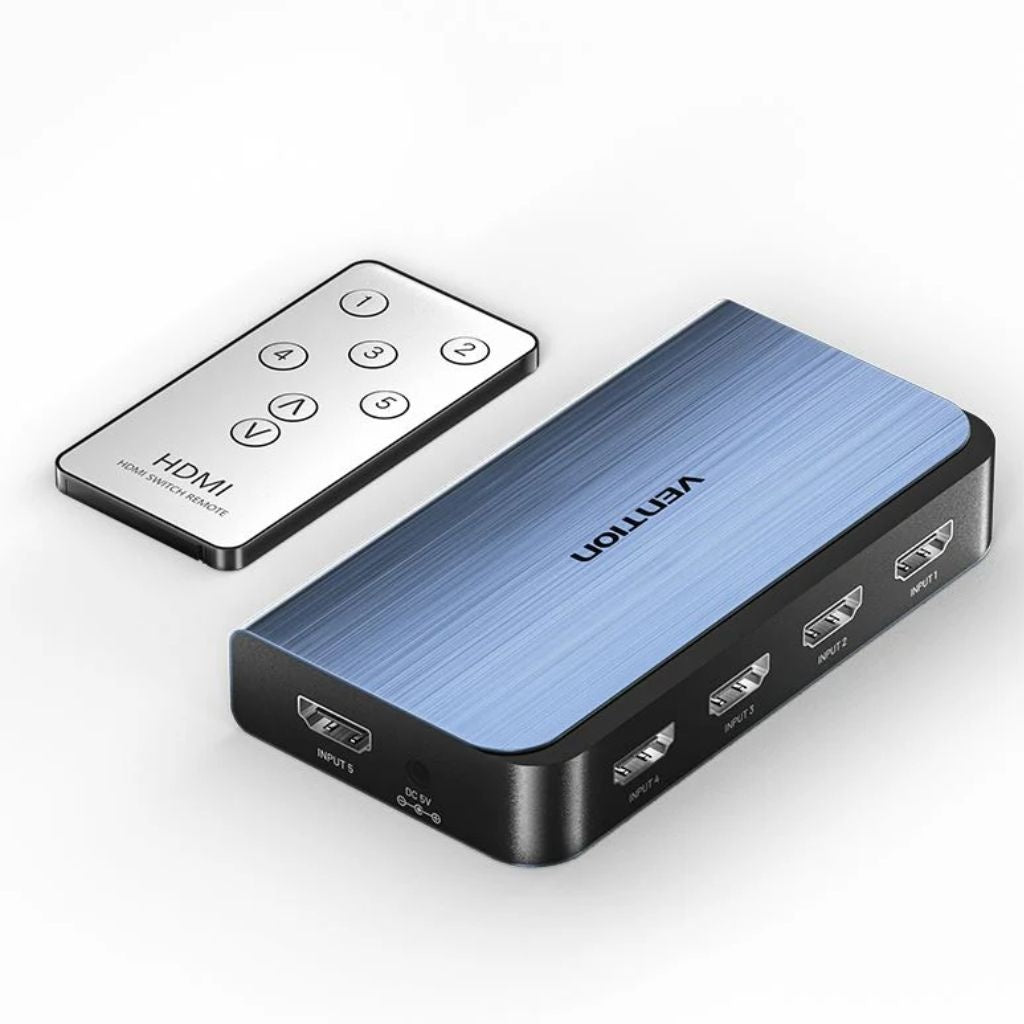 Switch HDMI Vention 5 en 1 - Resolución 4K 60Hz