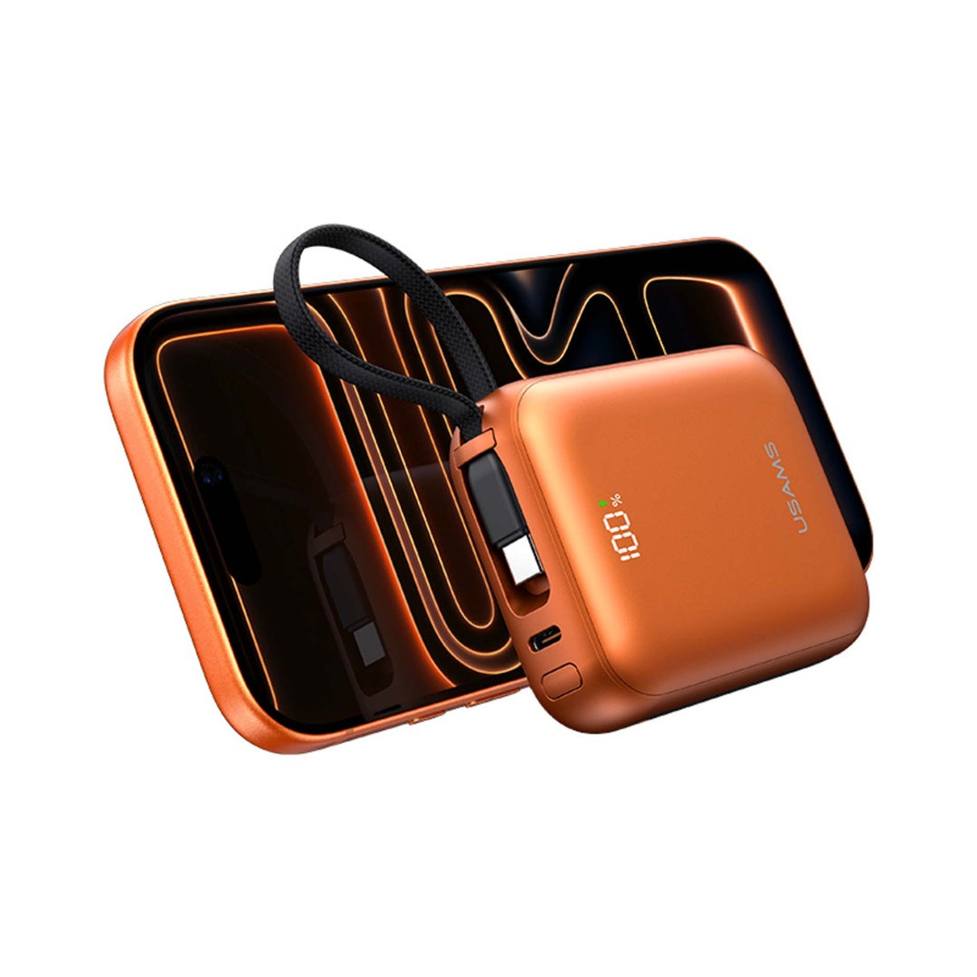 Power Bank USAMS 10000mAh - Carga Rápida 20W