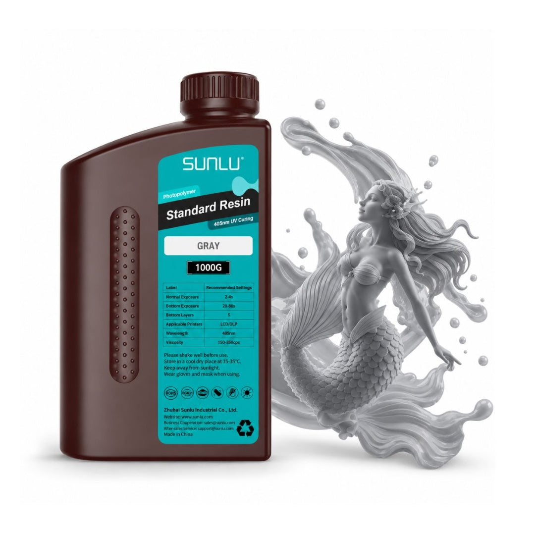 Resina 3D SUNLU Standard 1Kg - Alta Precisión y Bajo Olor