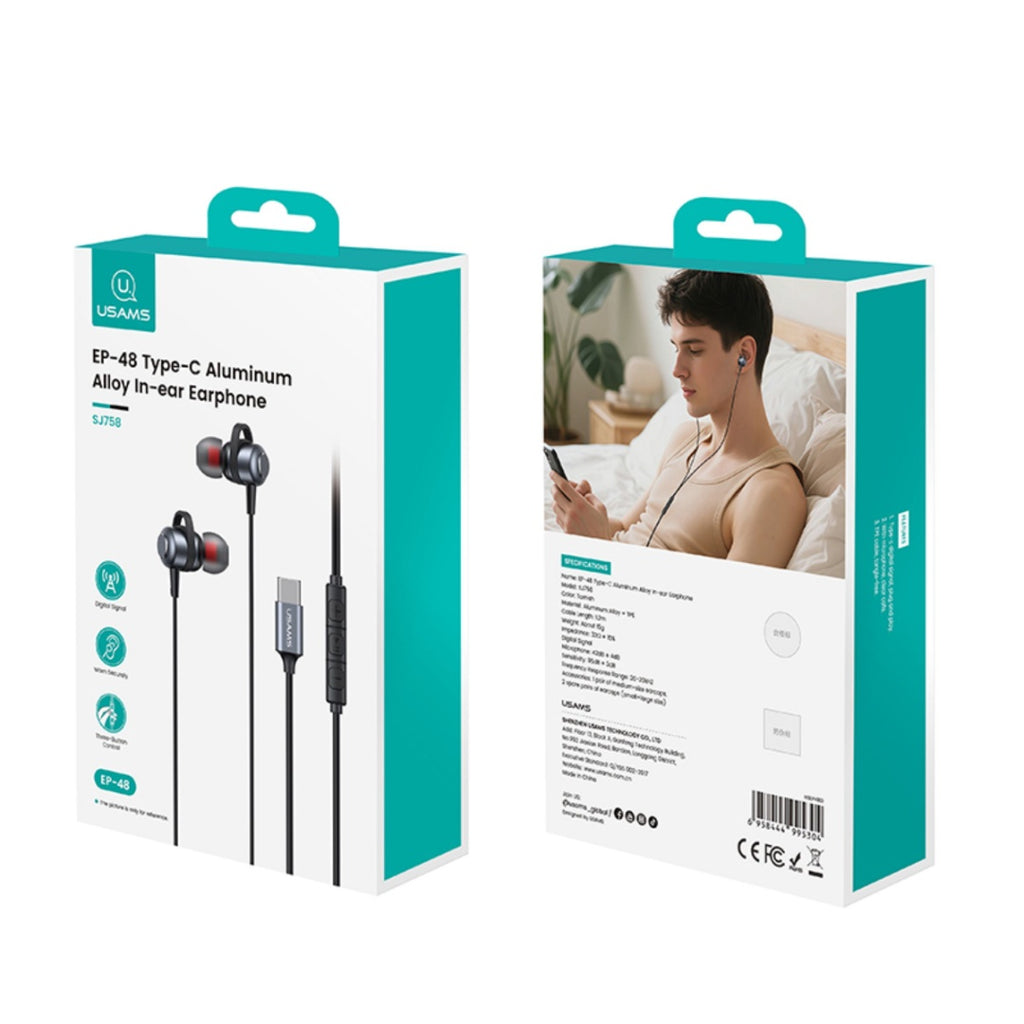 Auriculares Tipo C USAMS EP-48 - Audio Digital HD