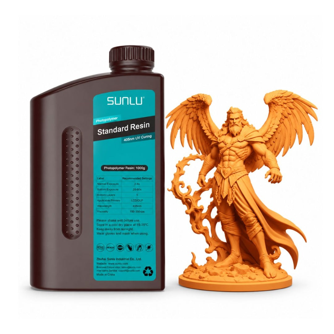 Resina 3D SUNLU Standard 1Kg - Alta Precisión y Bajo Olor
