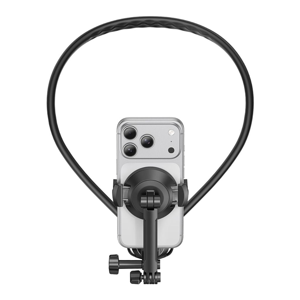 Soporte de Cuello Magnético USAMS - Grabación POV 360° para Celular