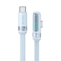 Cable USB-C a USB-C USAMS 1.2m - Carga Rápida 100W con Display Digital
