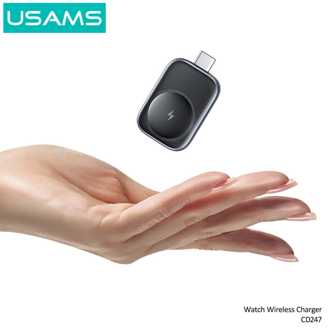 Cargador Inalámbrico Apple Watch USAMS - Ultra Portátil Tipo C