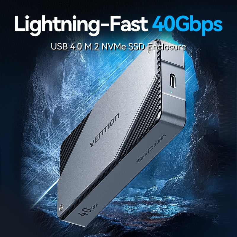 Gabinete SSD M.2 NVMe Vention USB4 - Transferencia 40Gbps