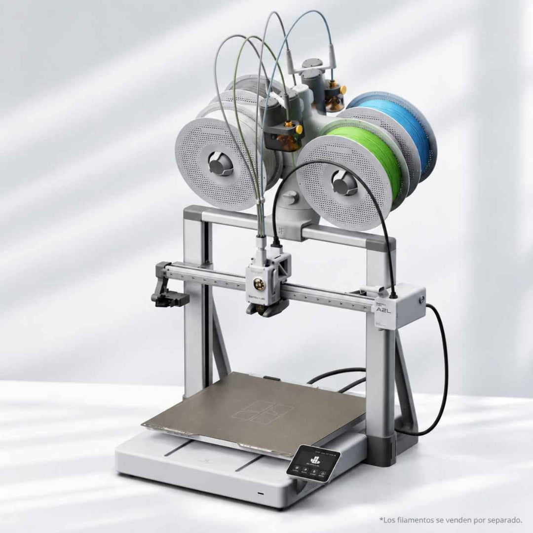Impresora 3D Bambu Lab A2L Combo – Gran Formato 330mm y Multicolor AMS Lite