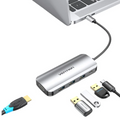 Hub USB-C Vention 5 en 1 - Salida HDMI 4K y Carga PD