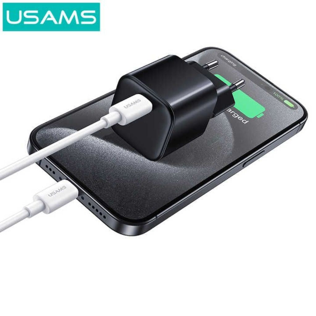 Cargador de Pared USAMS GaN - Carga Rápida 20W