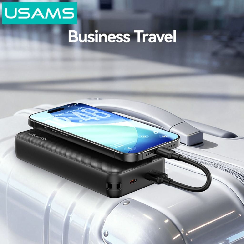 Power Bank USAMS 20.000mAh - Carga Rápida 22.5W