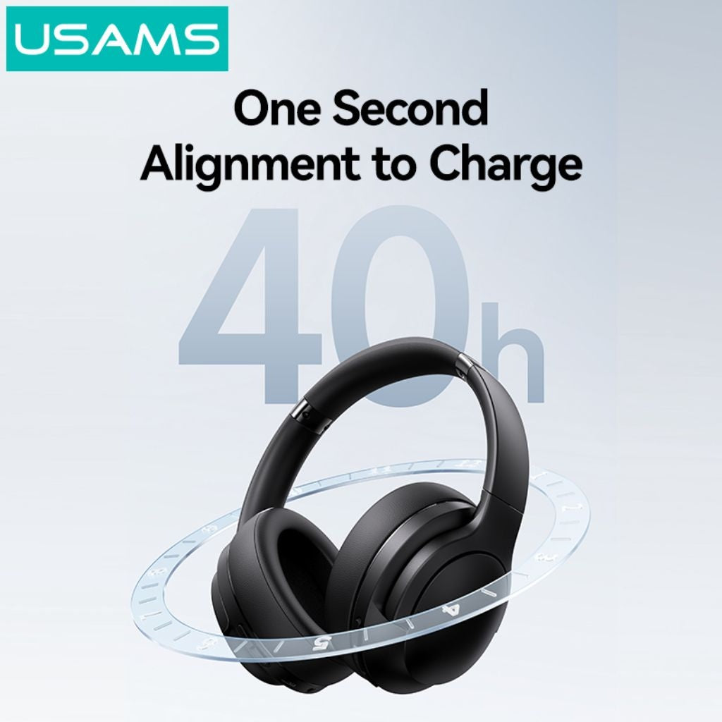 Auriculares Bluetooth USAMS YJ Series - Batería de 40 Horas