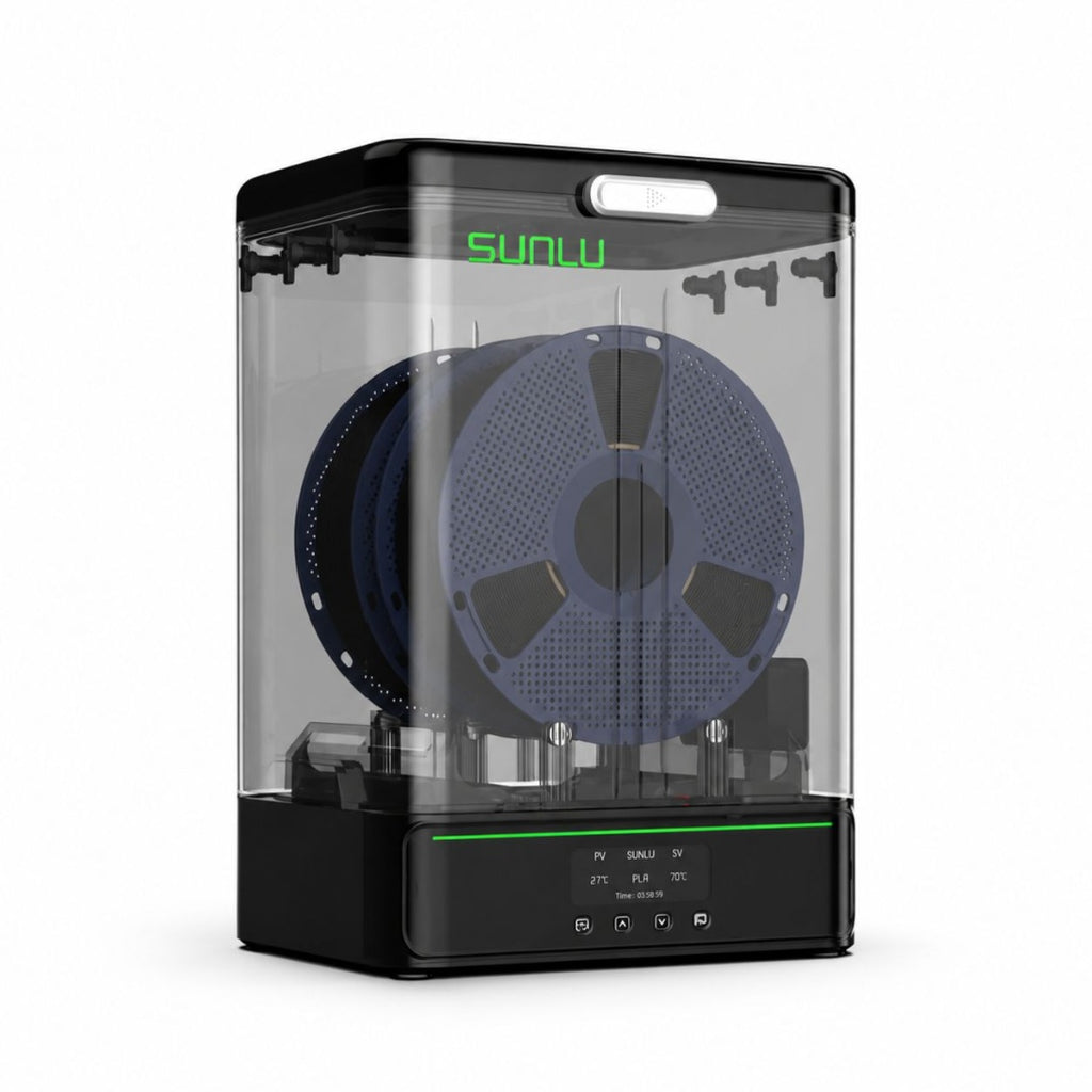 Secador de Filamento SUNLU SP2 - 2 en 1 con Caja de Almacenamiento Sellada