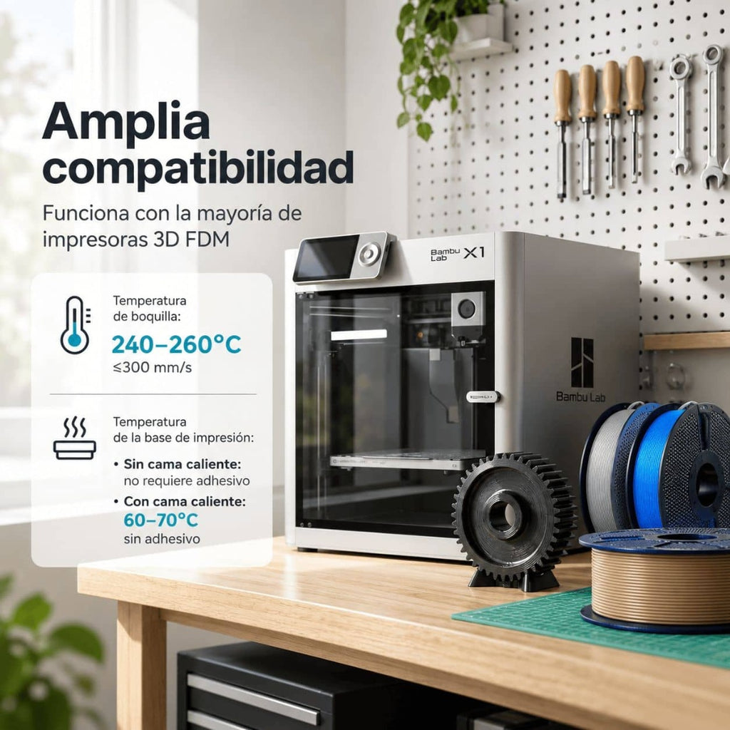 Filamento 3D SUNLU PETG 1.75mm - 1kg Alta Resistencia