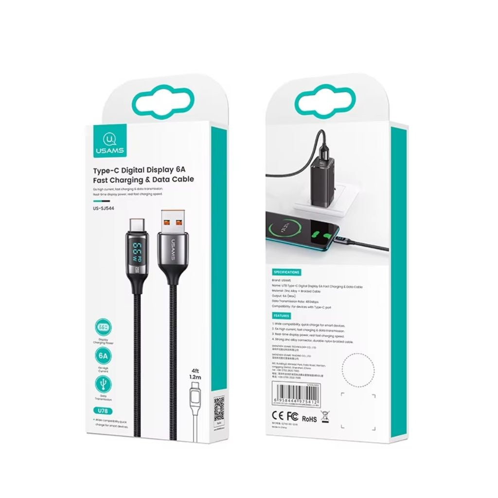 Cable de Datos USAMS U78 - Pantalla LCD Integrada