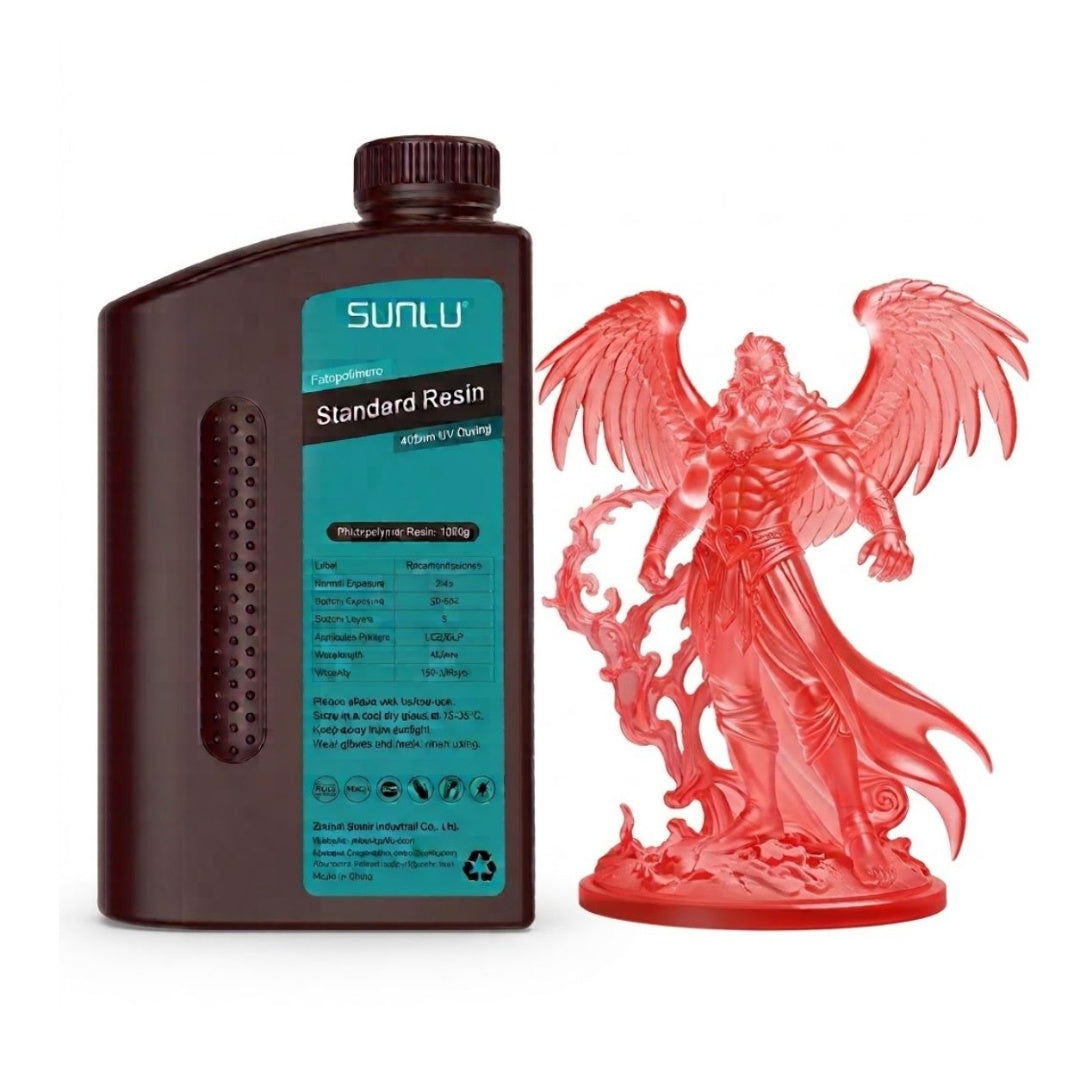 Resina 3D SUNLU Standard 1Kg - Alta Precisión y Bajo Olor