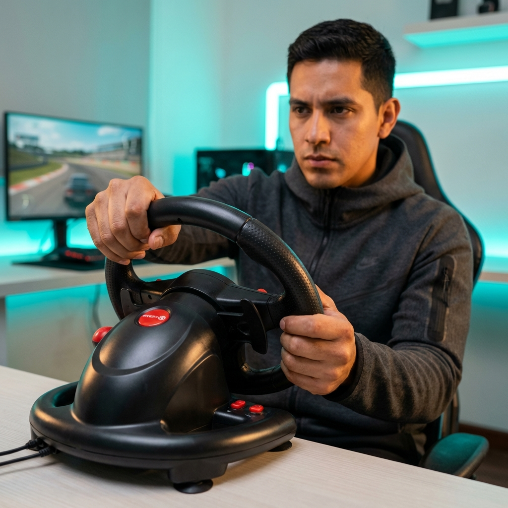Volante y Pedalera Gamer X-Lizzard - Control de Alta Precisión