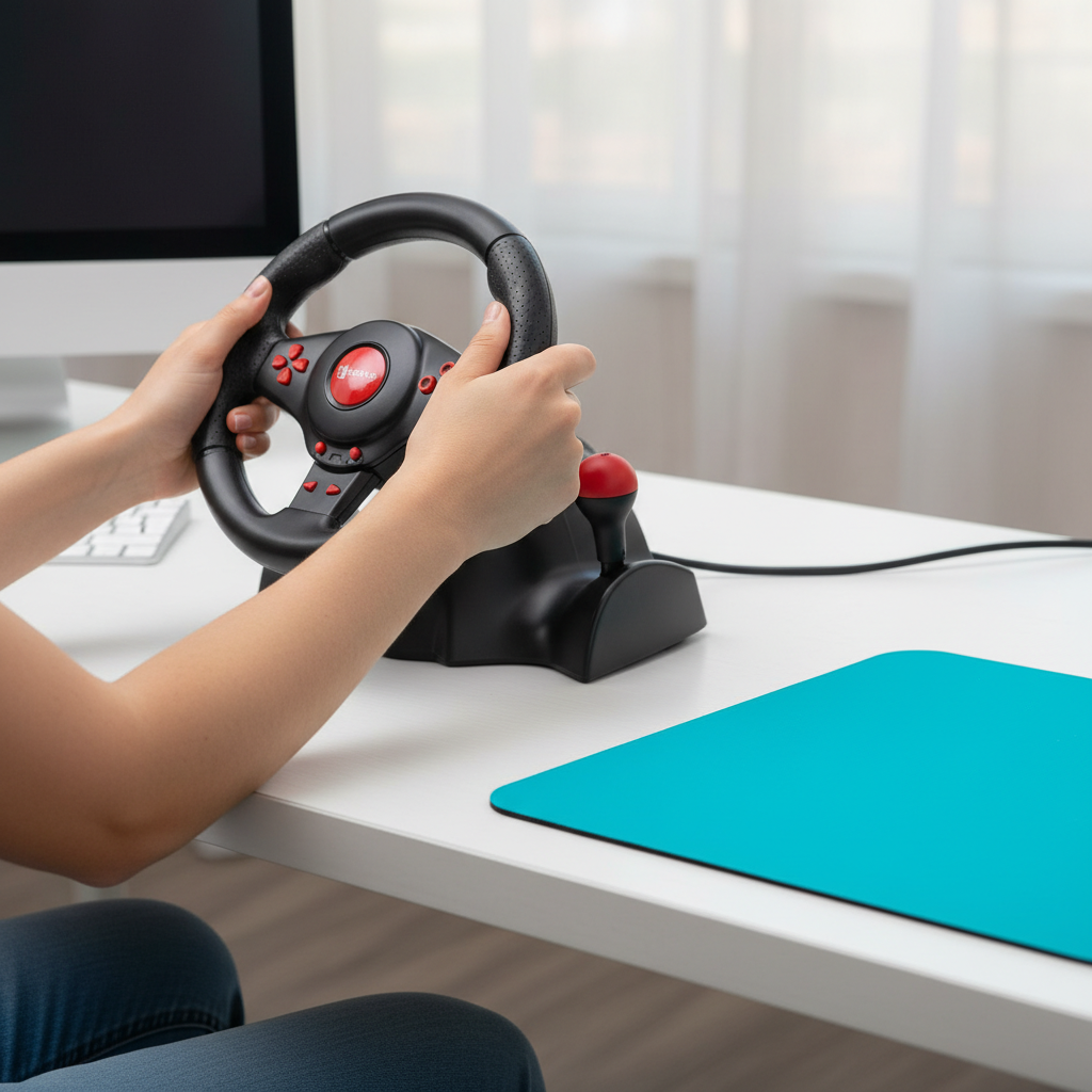 Volante y Pedalera Gamer X-Lizzard - Control de Alta Precisión