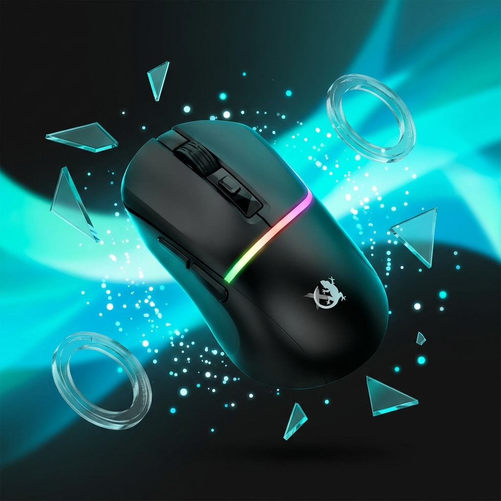 Mouse Gamer X-Lizzard Dual Mode - Iluminación RGB