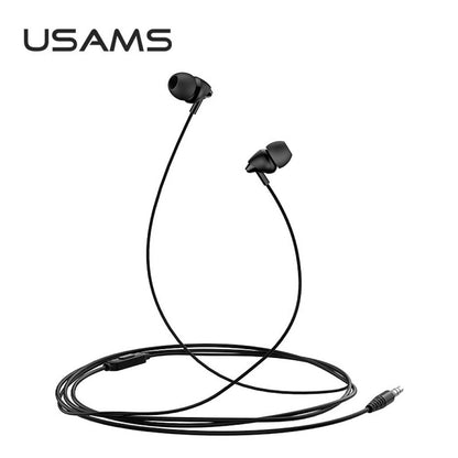 Auriculares Manos Libres USAMS EP-39 3.5mm 1.2M Negro