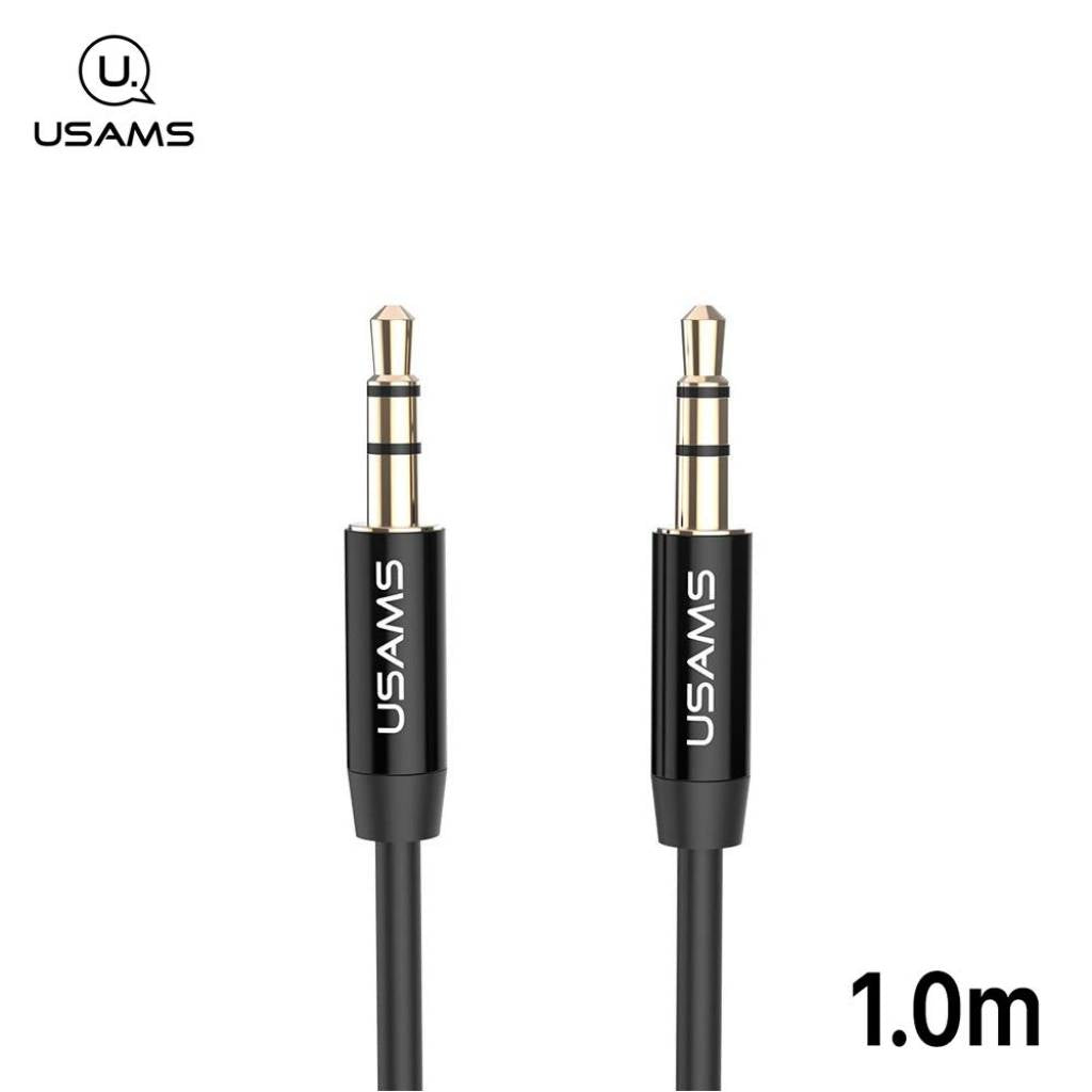 Cable Auxiliar USAMS YP101 1M Negro