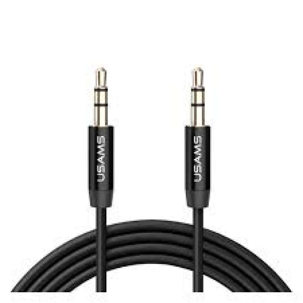 Cable Auxiliar USAMS YP101 1M Negro