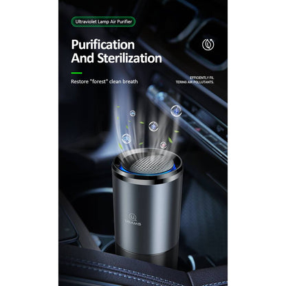 Filtro de Aire Portátil Negro/Gris USAMS ZB169