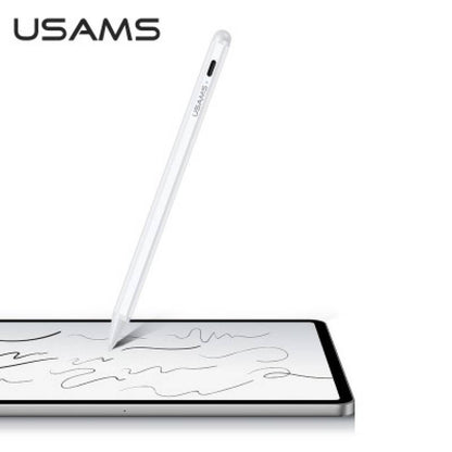 Lápiz capacitivo activo recargable Símil Apple Pen Blanco USAMS ZB135