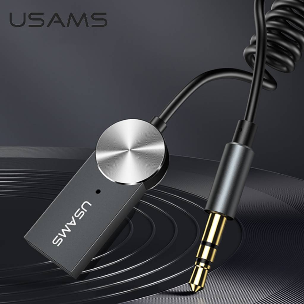 Adaptador 3.5mm a Bluetooth Ideal Autos Gris USAMS SJ464