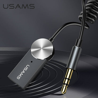 Adaptador 3.5mm a Bluetooth Ideal Autos Gris USAMS SJ464