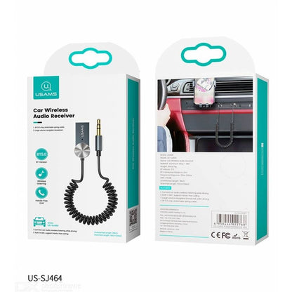 Adaptador 3.5mm a Bluetooth Ideal Autos Gris USAMS SJ464