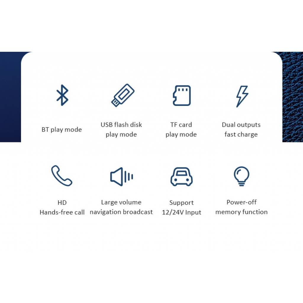 Cargador Auto c/ Transmisor FM 2 USB/3 4A Negro USAMS CC115