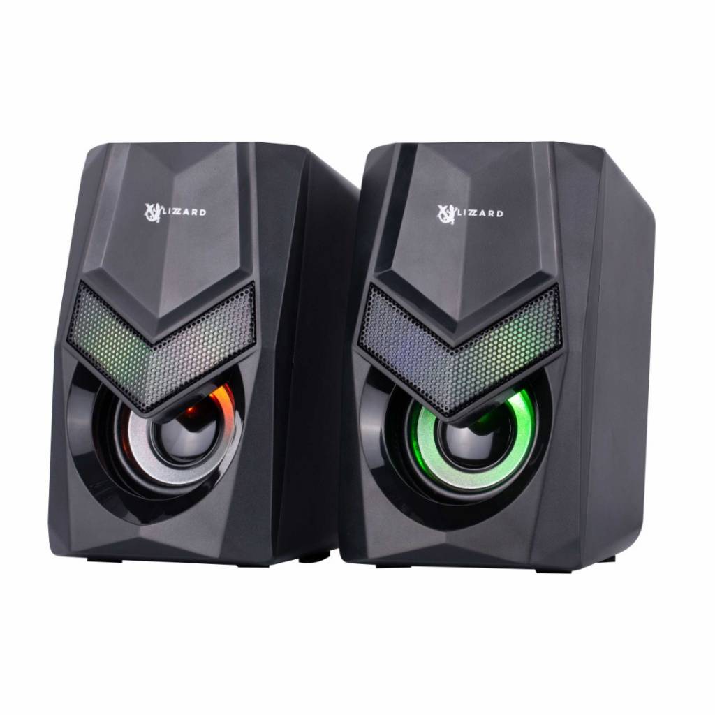 Parlantes Gamer X-Lizzard XZZ-SP-01 - Iluminación RGB Dinámica